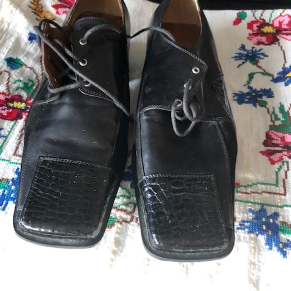 1990 Vinatage lace shoes - Italian Leather - Bocci